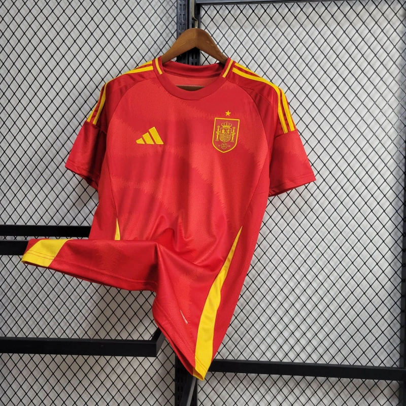 2024 Spain Home Football Shirt ( Fans Edition )