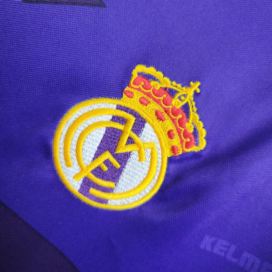1994/1996 Real Madrid Retro Purple Away Football Shirt