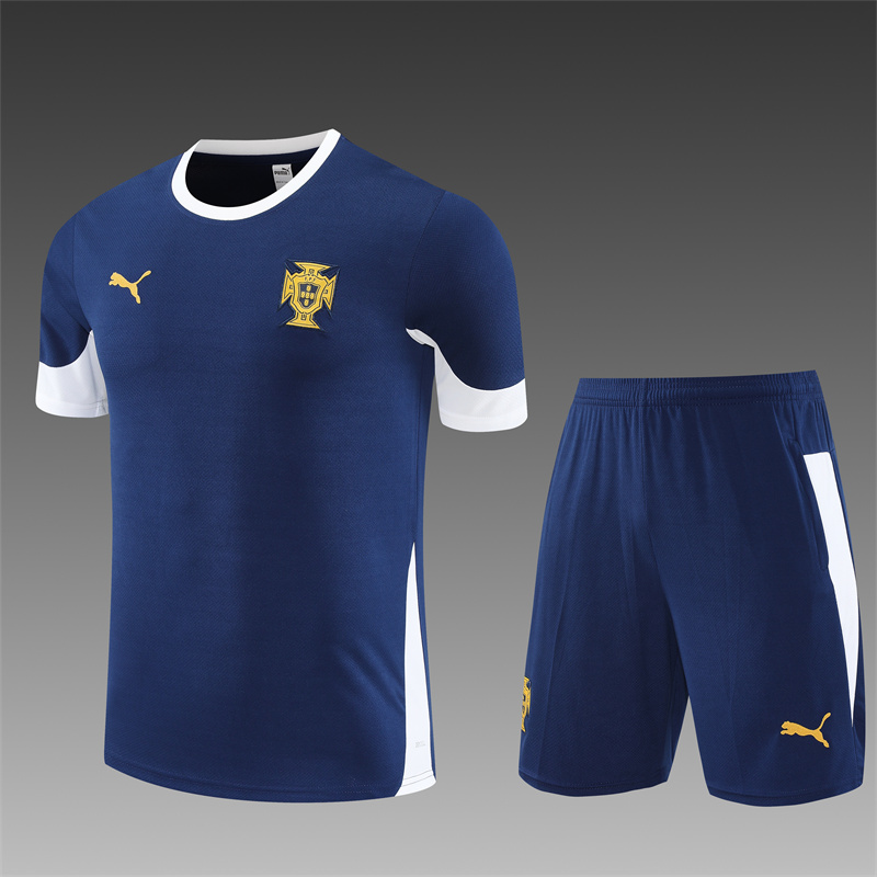 2025/2026 Portugal Royal Blue Training Suit Football Shirt