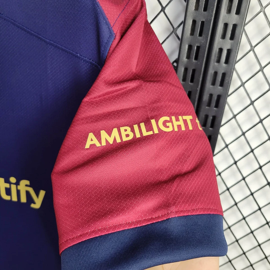 2024/2025 Barcelona Home Football Shirt( Fans Edition ) 