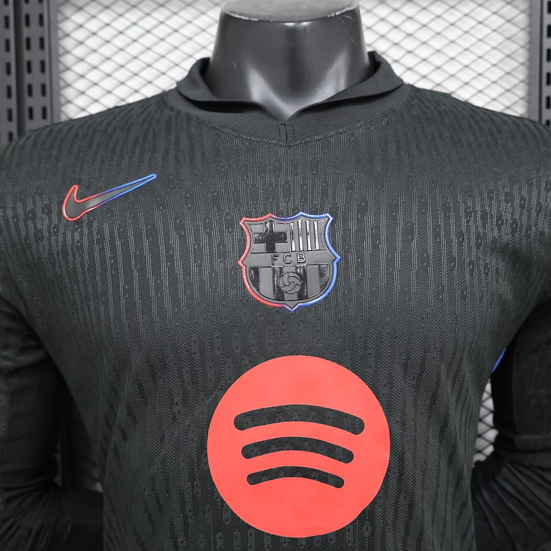 24/25 Barcelona Away Long Sleeve Jersey( Player Edition )