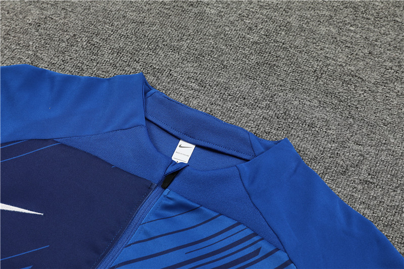 2025/2026 Barcelona Royal Blue Half-Pull Training Suit