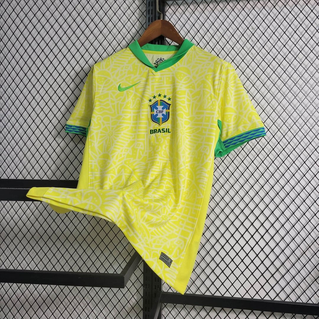 2024 Brazil Home Football Shirt