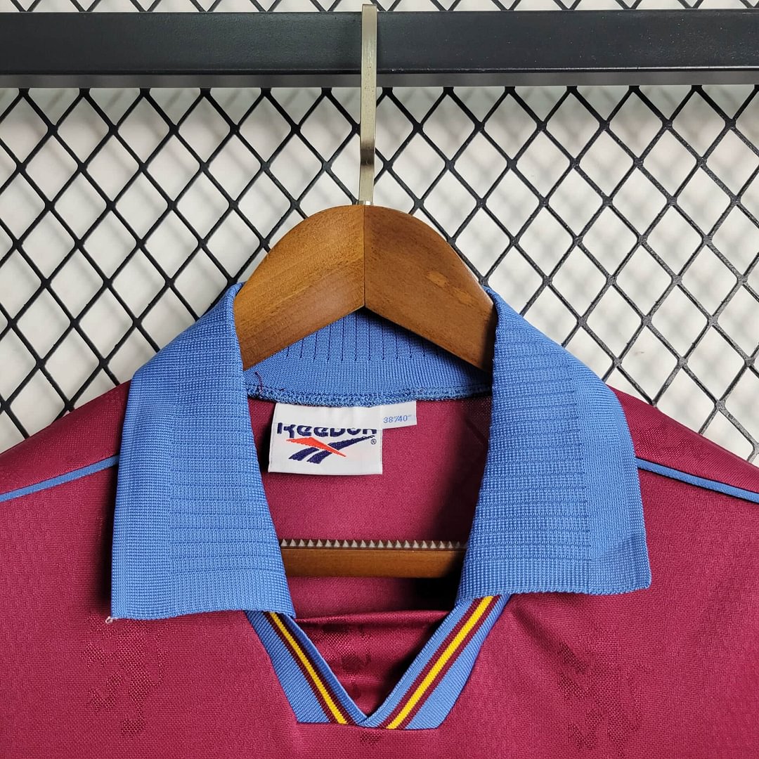 1:1 copy top quality 1995/1997 Retro Aston Villa Home Football Shirt