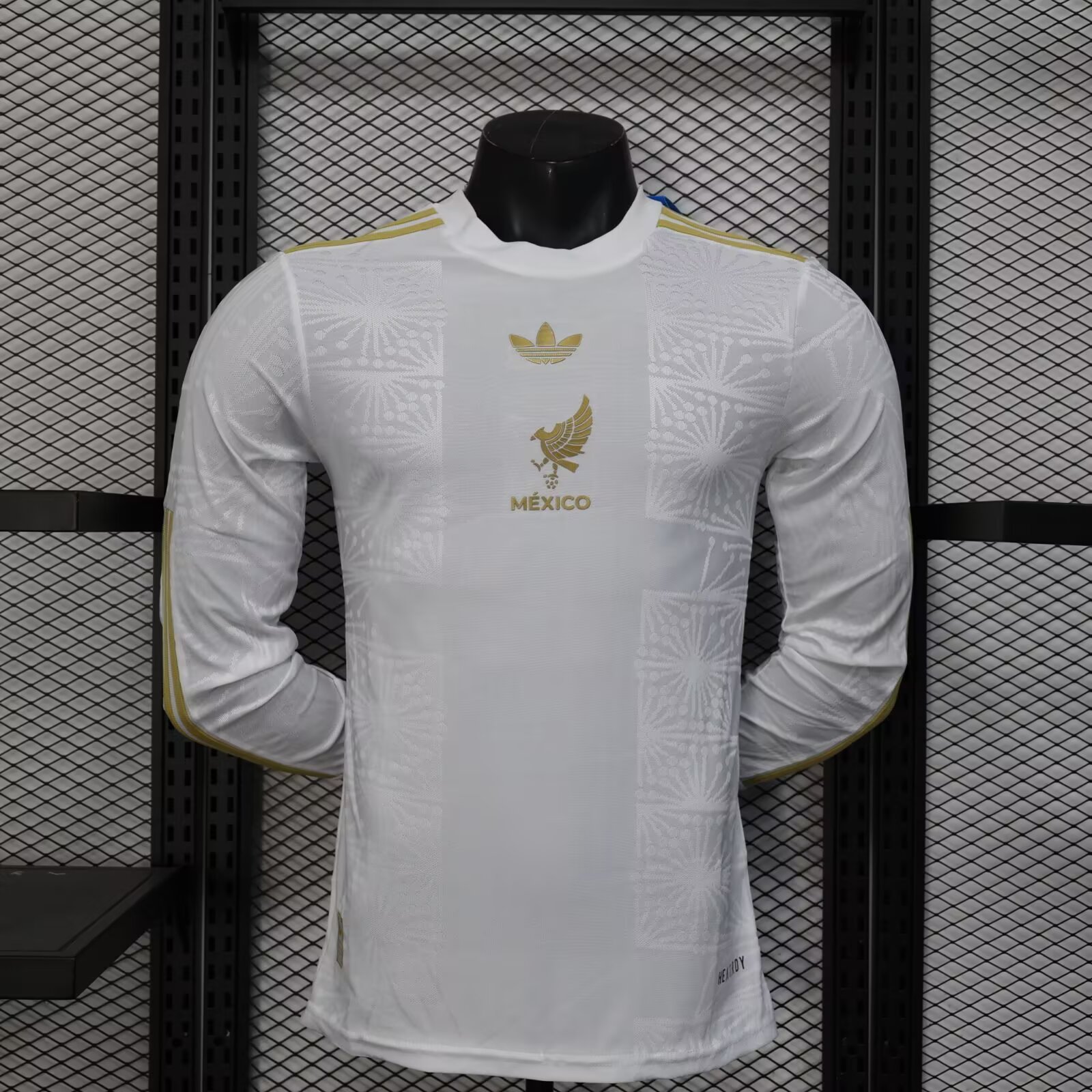 2025/2026 Mexico Concacaf Gold Cup White Long sleeves Special Edition Football Shirt(Player Version)