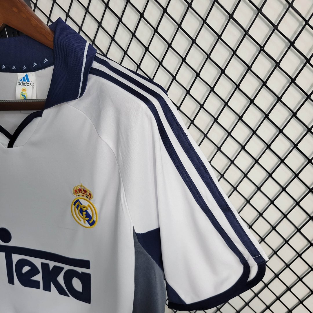 2000/2001 Real Madrid Retro Home Football Shirt 1:1 copy top quality