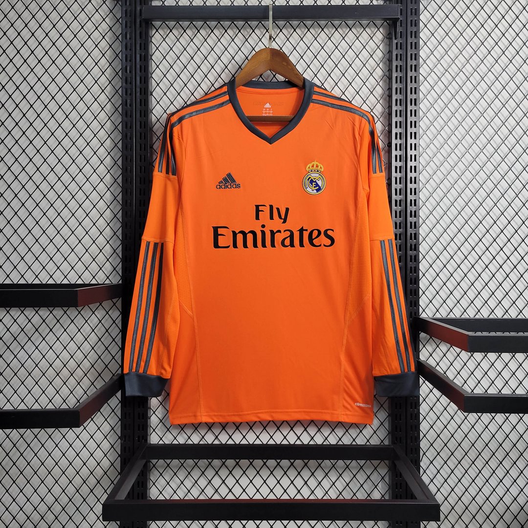 2013/2014 Real Madrid Retro Long Sleeve Third Away Football Shirt