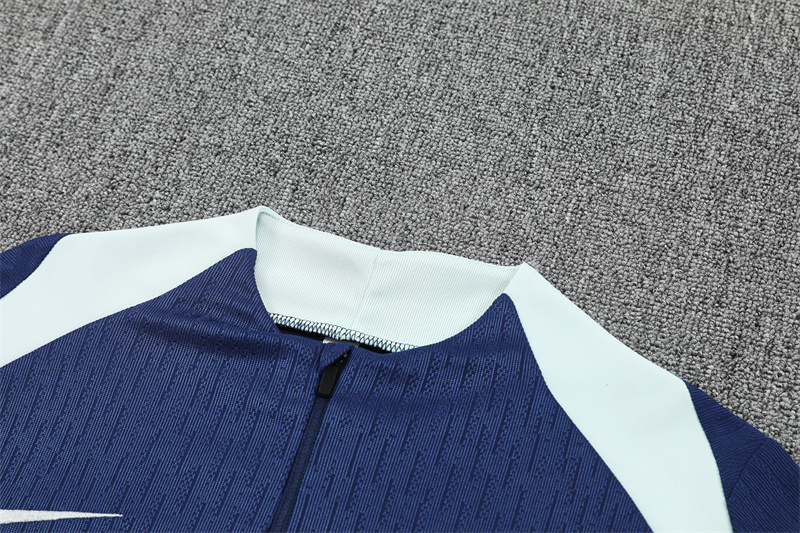 2025/2026 Inter Milan Training Wear Blue Suit Shirt