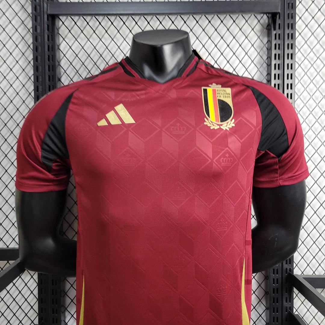 2024 Belgium Home Football Shirt(Player Version )