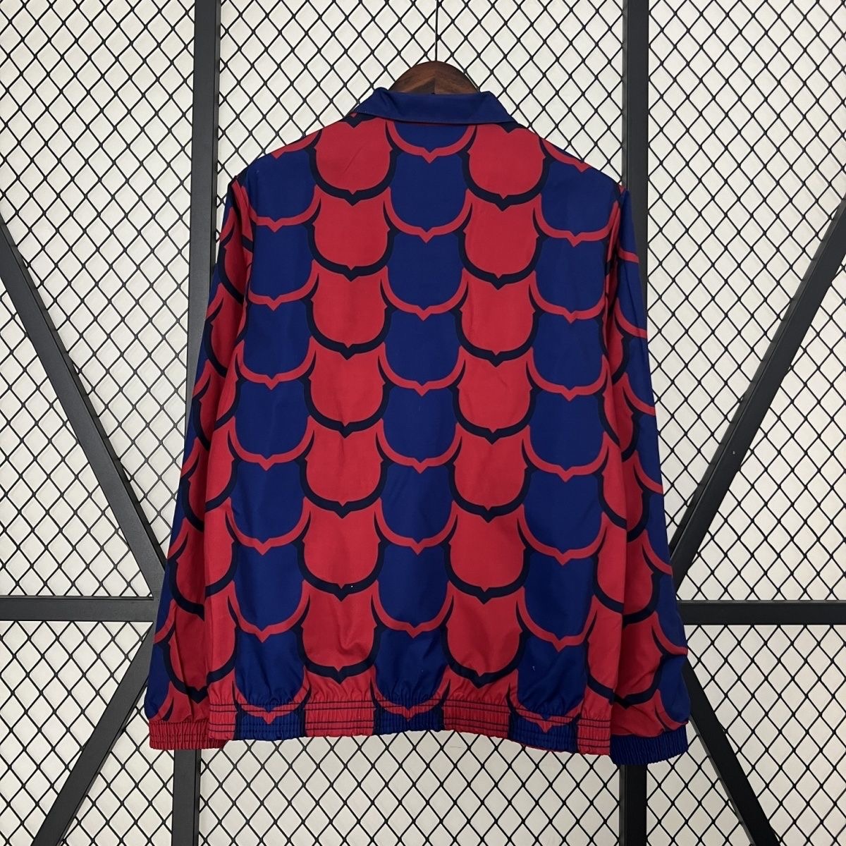 2024/2025 Barcelona(Red and Blue)Double-sided Windbreaker Football Jersey