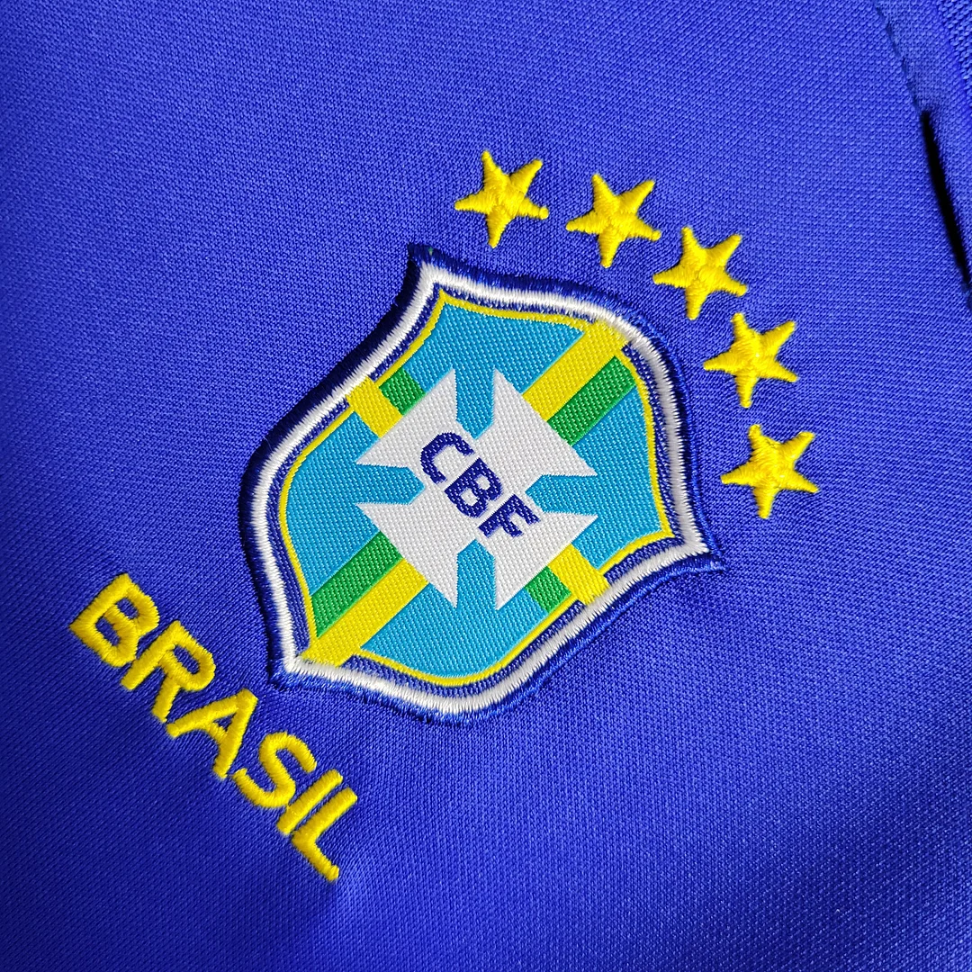 2022 Brazil Away Football Shirt Kids