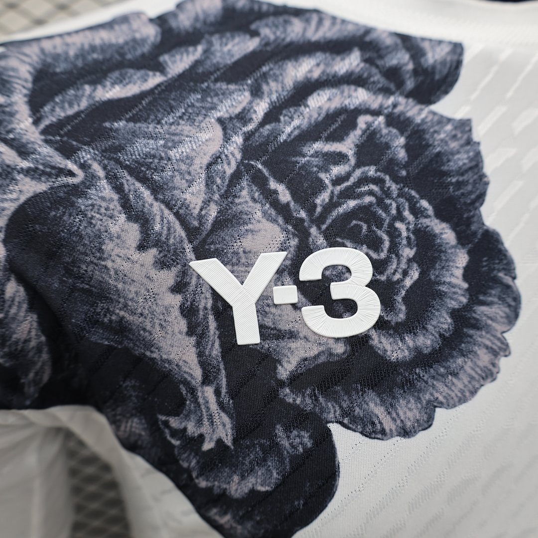 2024/2025 Real Madrid Y-3 White Rose Special Edition Football Shirt For Player Version