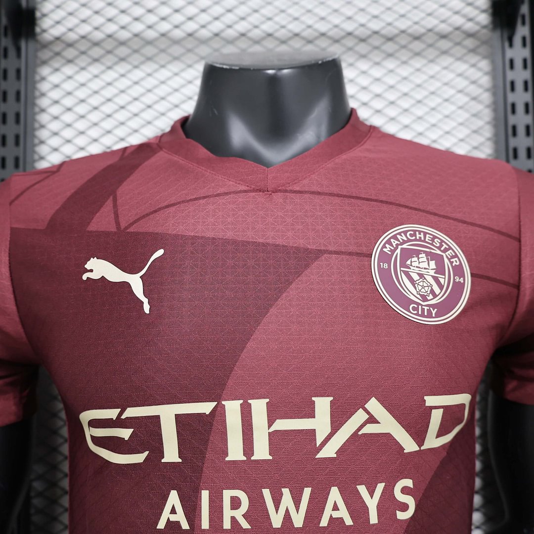 2024/2025 Manchester City Third Away Football Shirt For Player Version