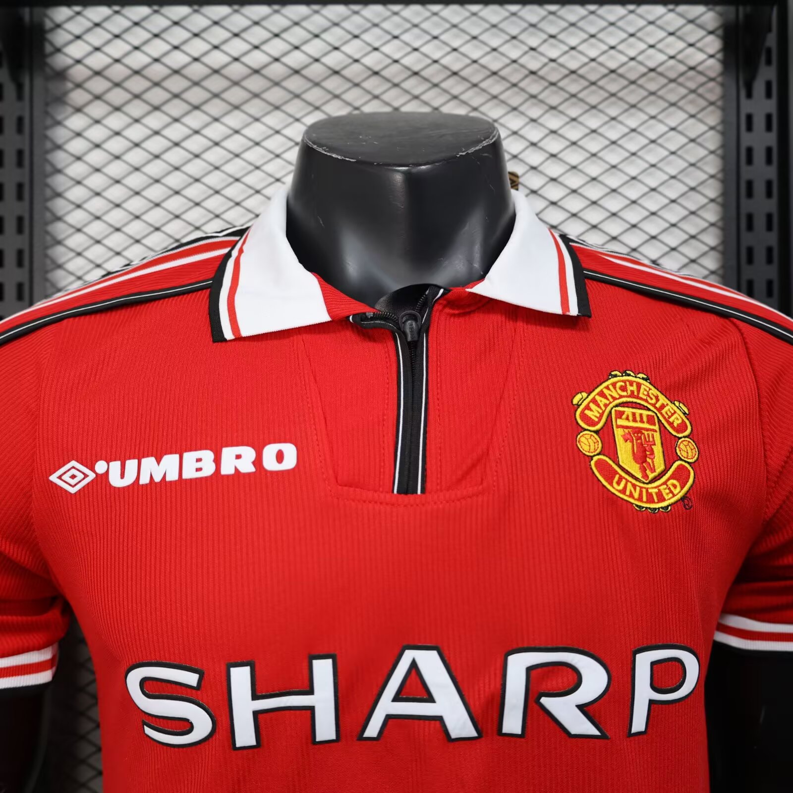 1998/1999 Manchester United Retro Edition Football Jersey Red