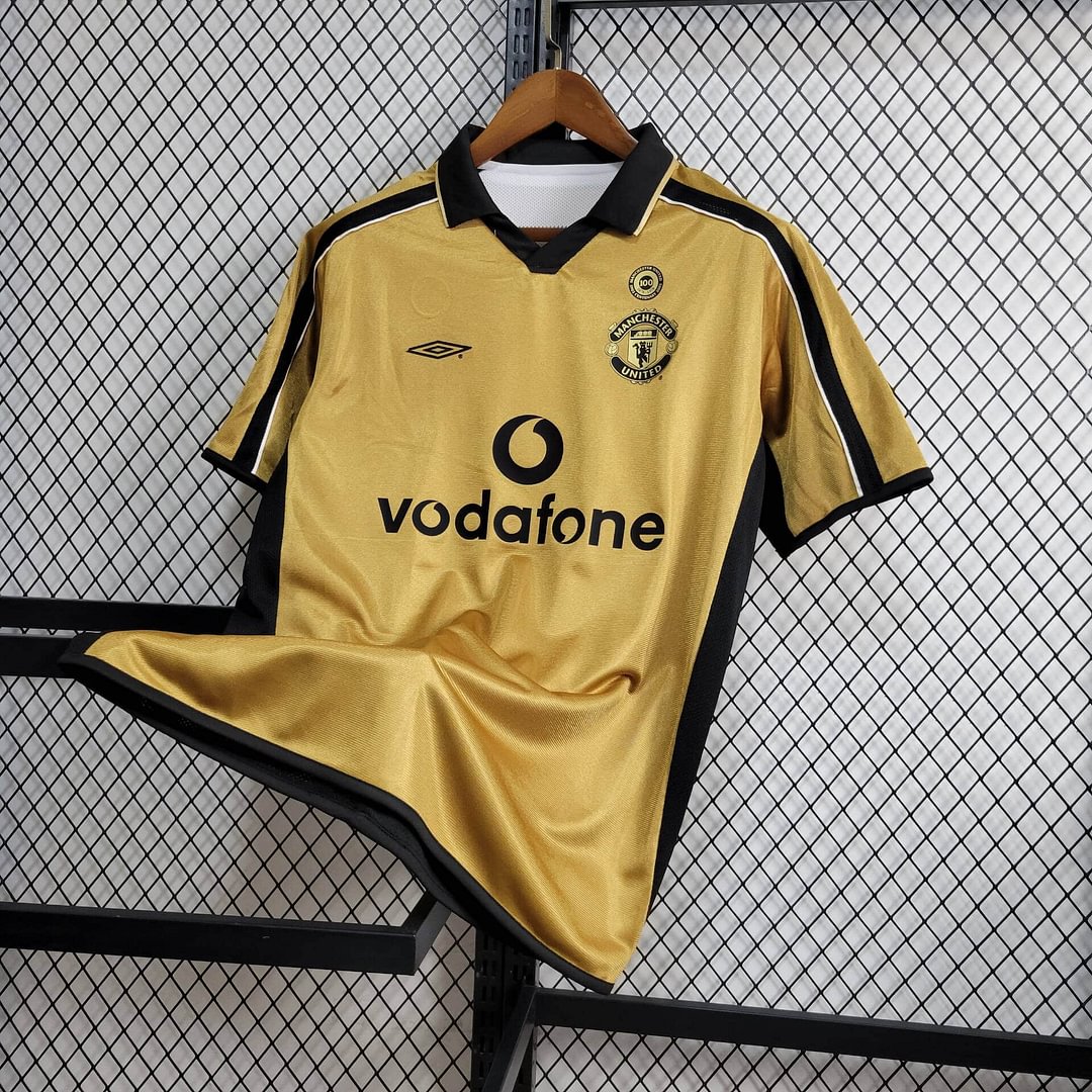 2001/2002 Manchester United Retro Centenary Season Reversible Football Shirt