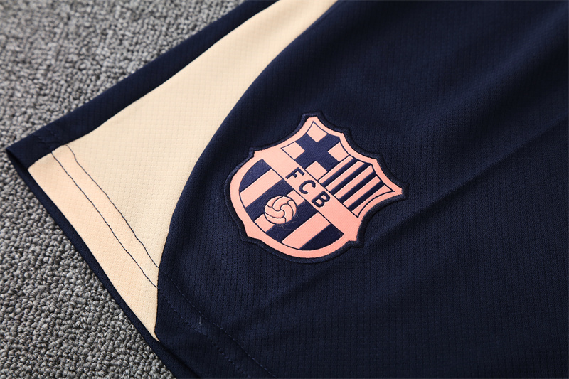 2025/2026 Barcelona Beige Training Wear Suit Shirt