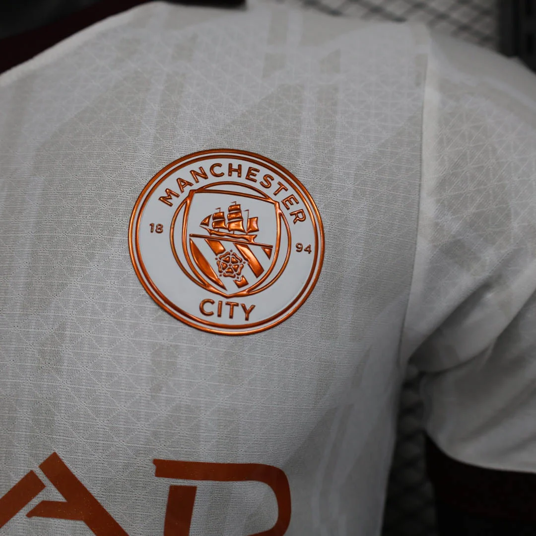 2023/2024 Player Version Manchester City Away Football Shirt