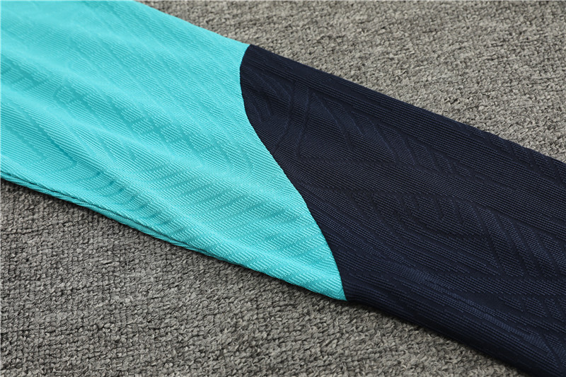 2025/2026 Barcelona blue black Half-Pull Training Suit