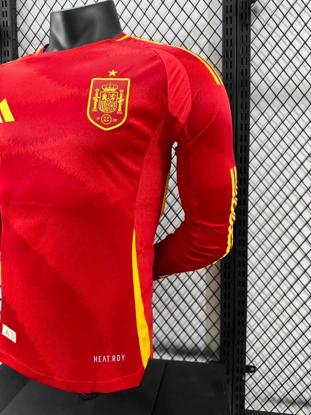 2024 Spain Long Sleeve Home Football Shirt( Player Version )