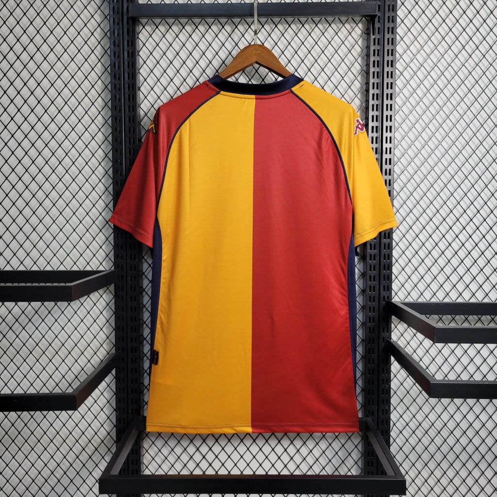 2001/2002 Retro AS Roma European Home Football Shirt ( Fans Edition )