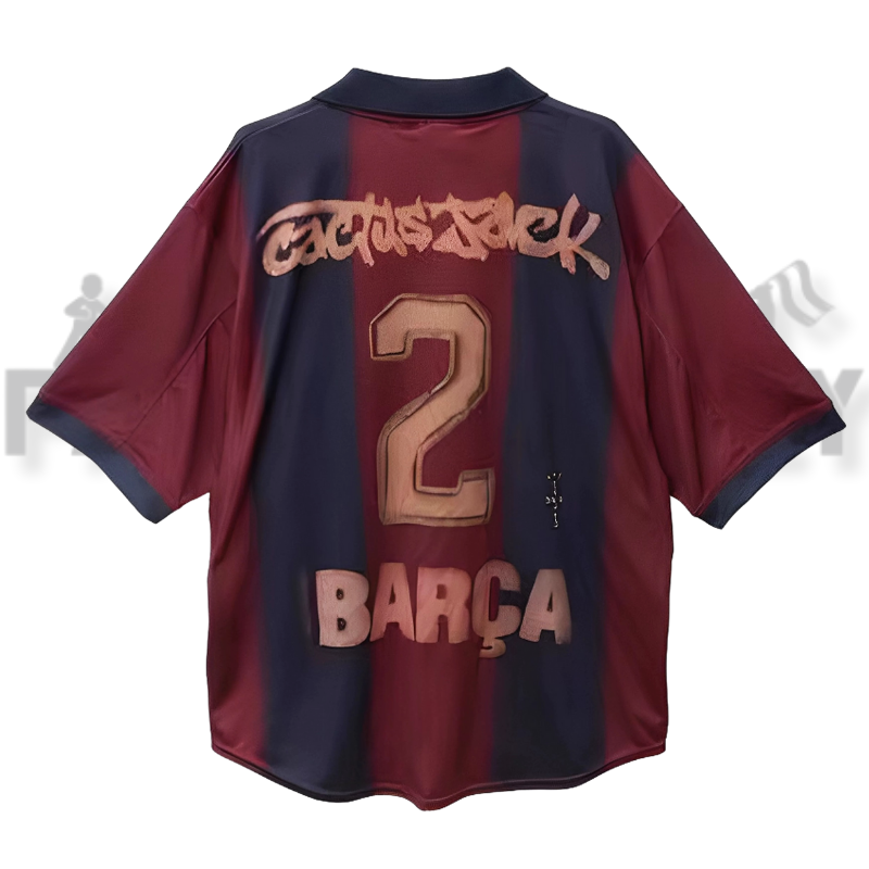 2025 Limited Edition Barcelona x Travis Scott Football Jersey(Fans version)