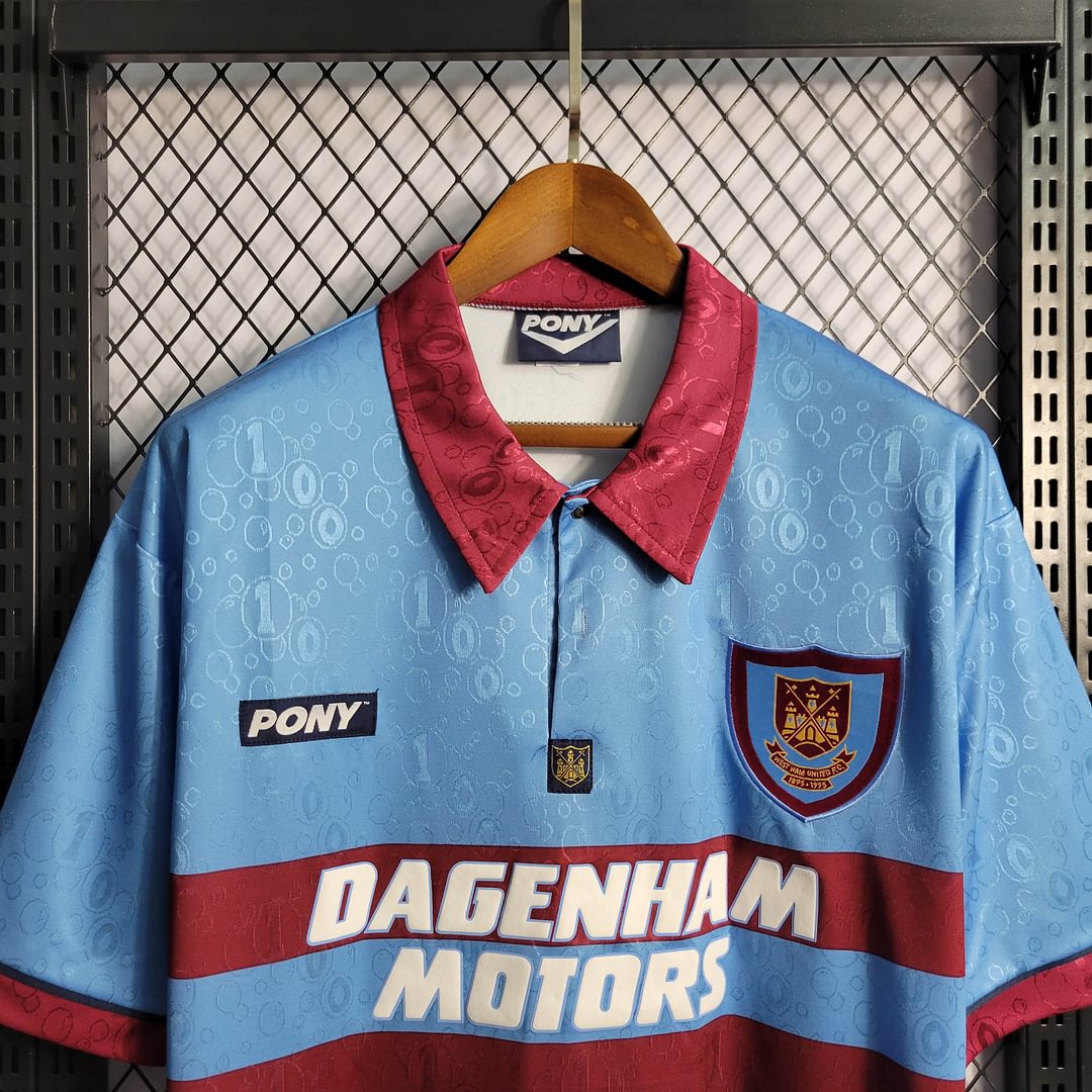1995/1996 Retro West Ham United Away Football Shirt( Fans Edition )