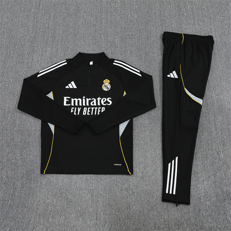2024/2025 Real Madrid Long Zipped Jacket Training Suit
