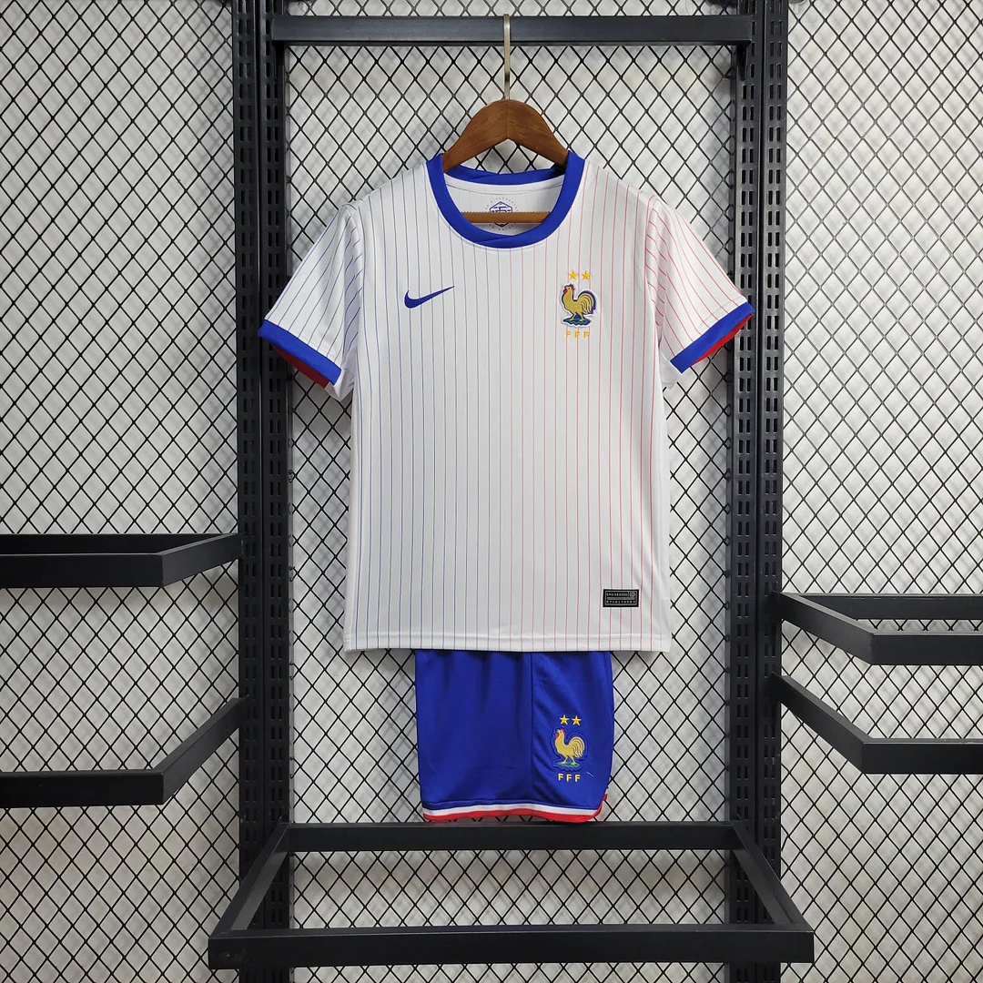 2024 France Away Football Shirt Kids Size