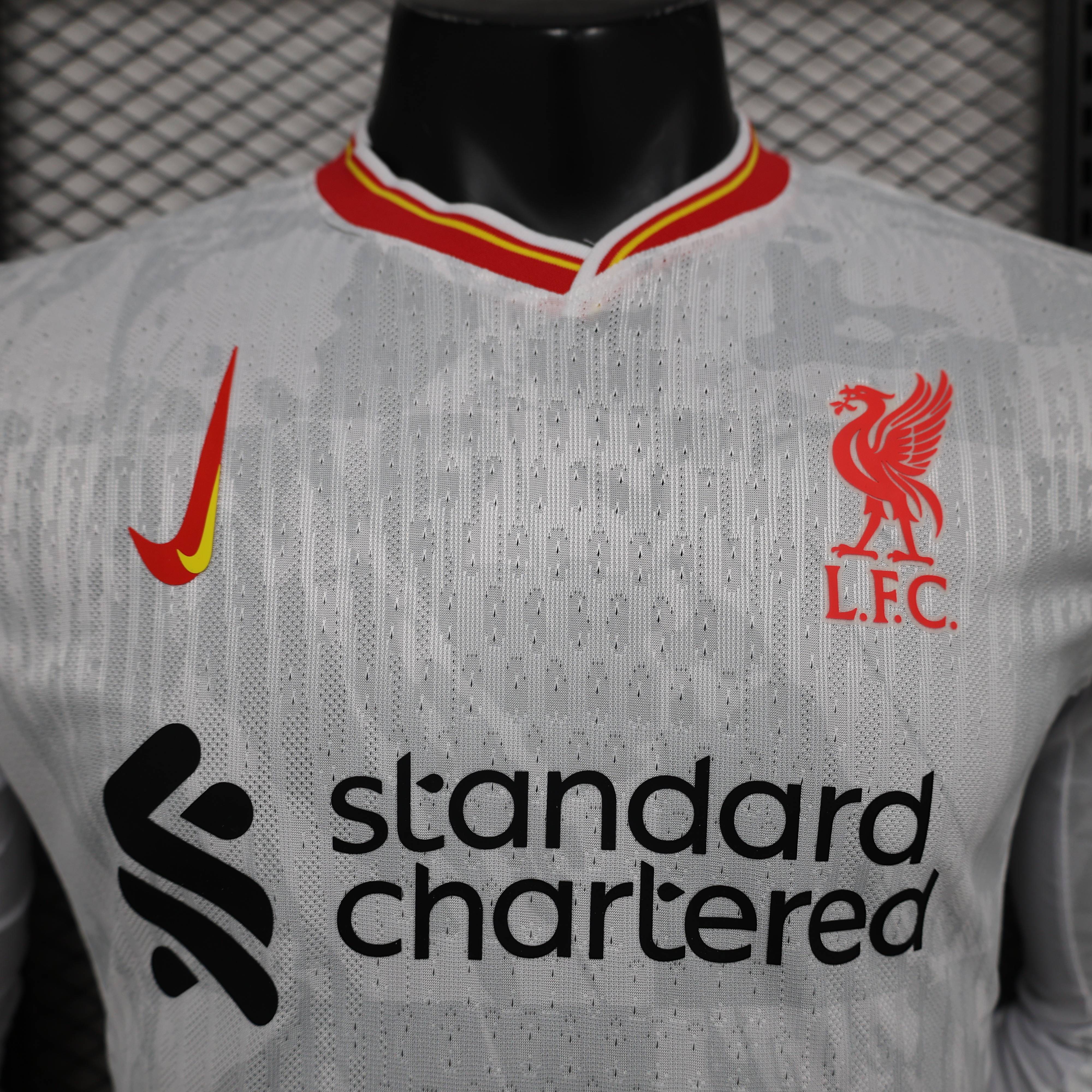 2024/2025 Liverpool 2th Away long sleeve football shirt(Player Edition)
