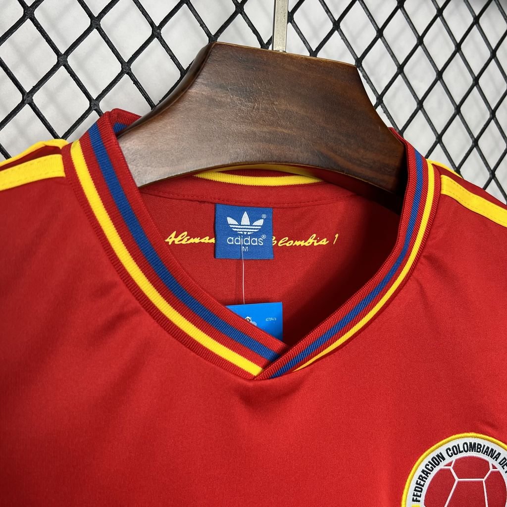 1990 Retro Colombia Home Football Shirt( Fans Edition )
