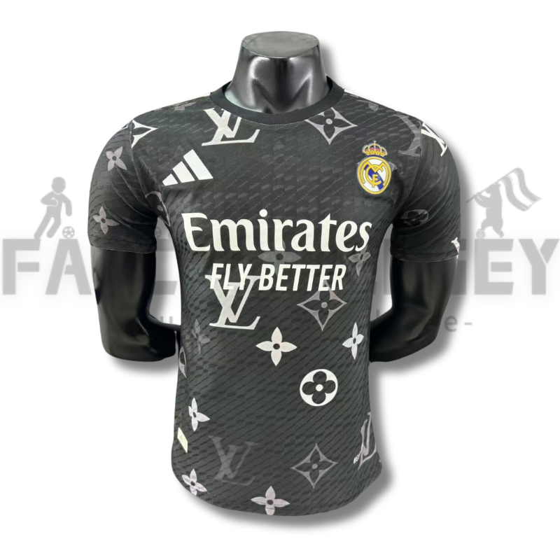 2025/2026 Real Madrid Black Specia Jersey(Player Version)