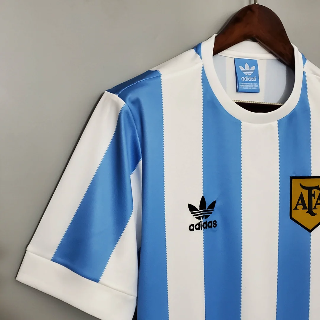 1978 Retro Argentina Home Football Shirt