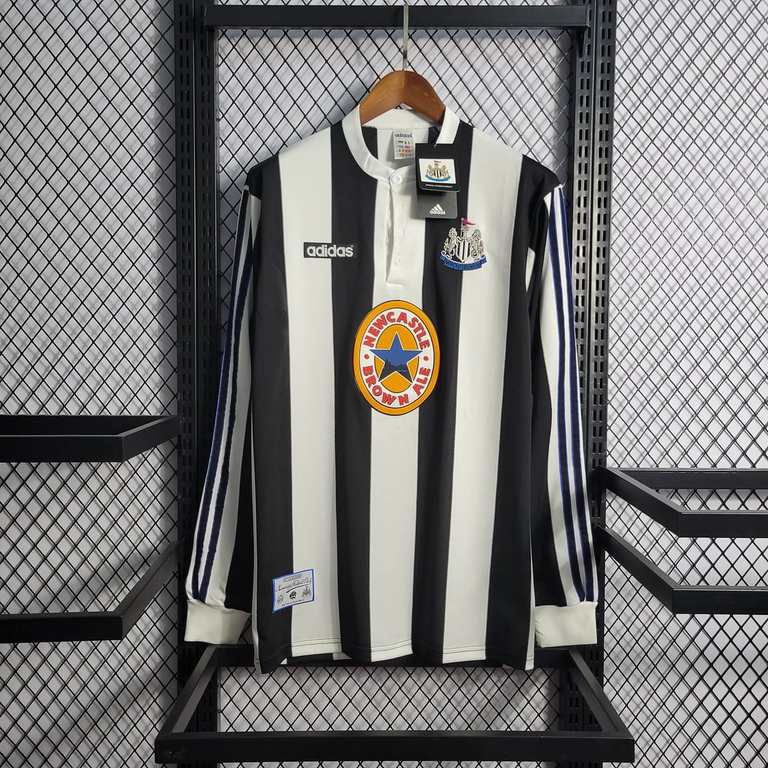 1997/1999 Retro Long Sleeve Newcastle United Home Football Shirt( Fans Edition )
