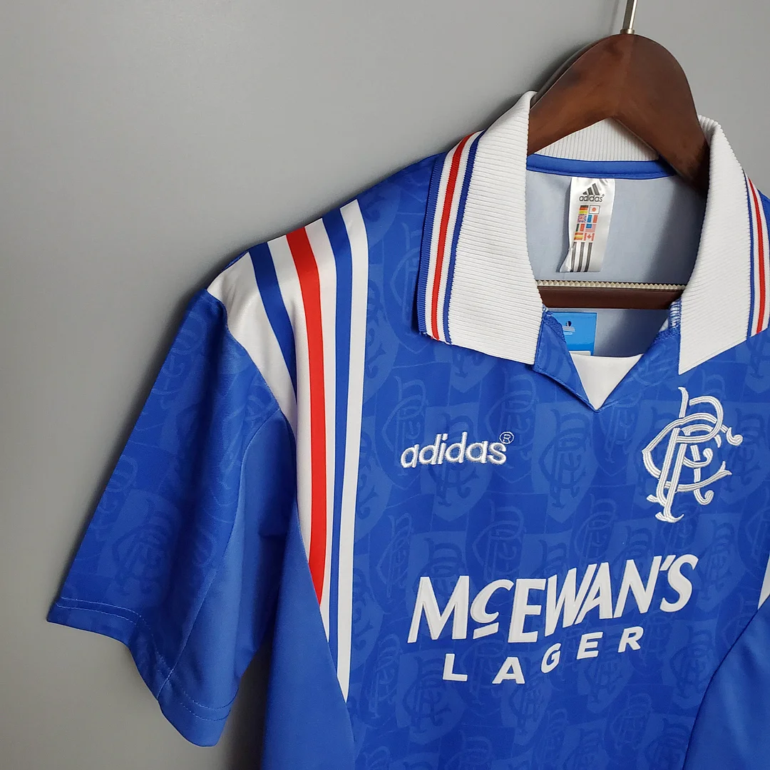 1996/1997 Retro Rangers Home Football Shirt( Fans Edition )