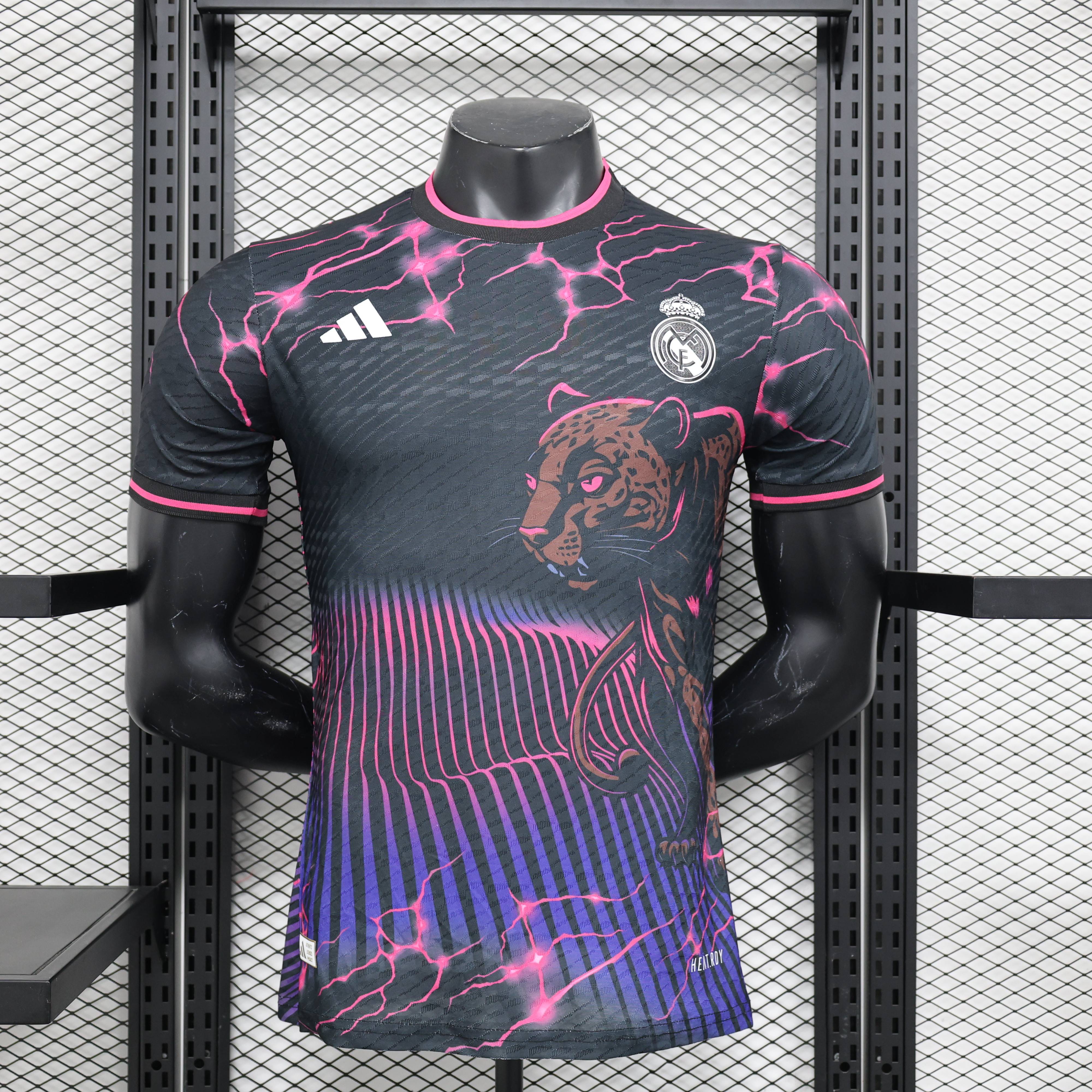 2024/2025 Real Madrid Leopard Special Edition Football Jersey For Player Version