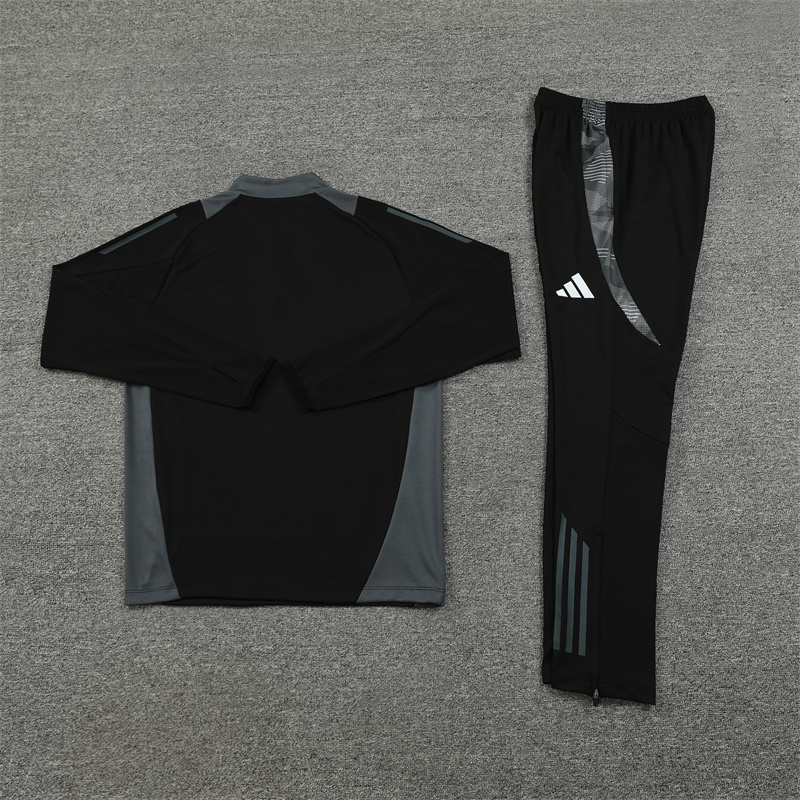 2024/2025 Algeria Black Half-Pull Training Suit Player Edition Jersey