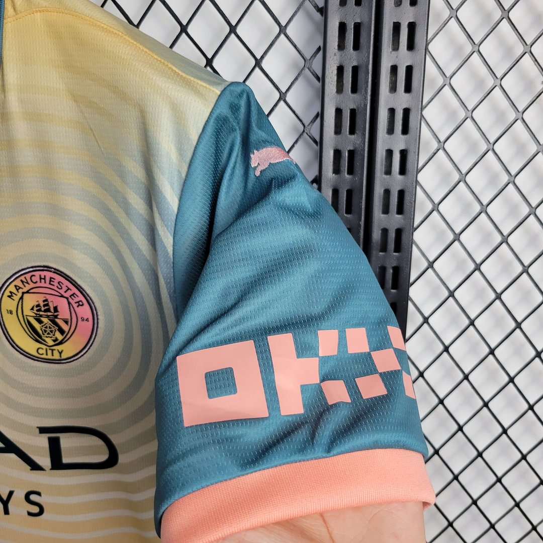 2024/2025 Manchester City Fourth Away Football Shirt For Fans Version