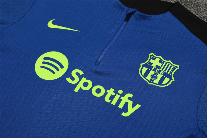 2024/2025 Barcelona Blue Half-Pull Training Suit