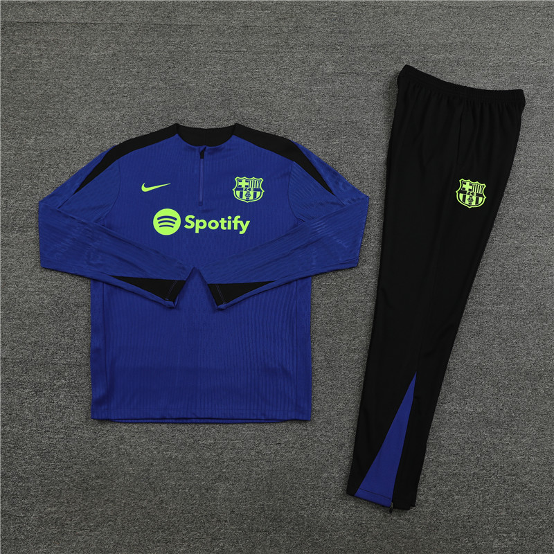 2024/2025 Barcelona Blue Half-Pull Training Suit