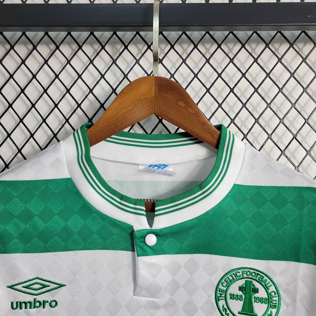1987/1988 Retro Long Sleeve Celtic Home Football Shirt( Fans Edition )