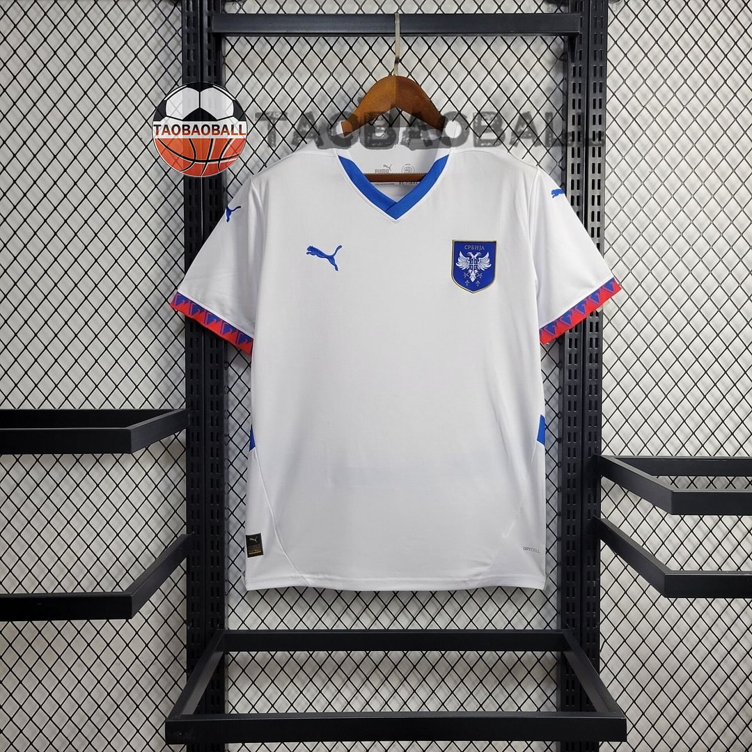 2024 Serbia Away Football Shirt(Fan version)