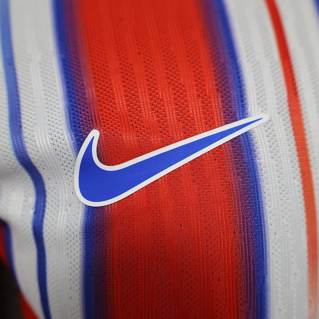 2024/2025 Player Version Long Sleeve Atletico Madrid Home Football Shirt