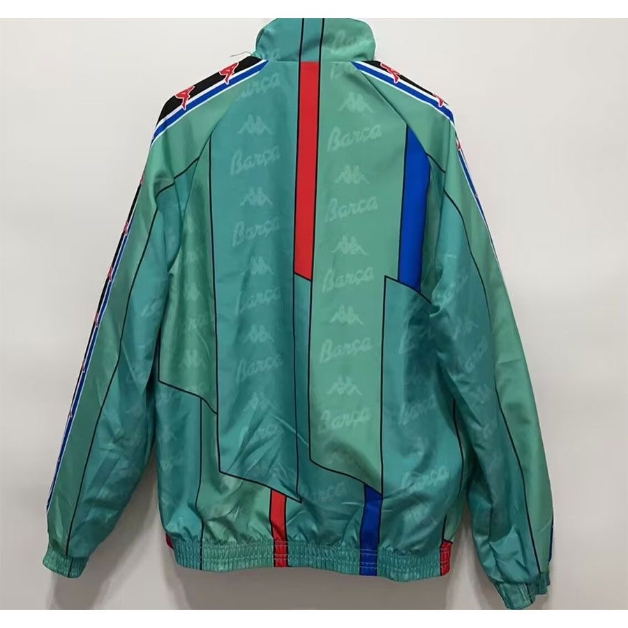 1995-1997 Barcelona (Red and Blue) Double-sided Windbreaker Football Jersey