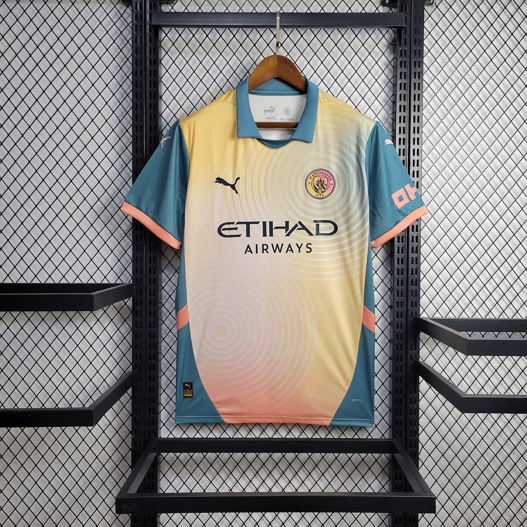 2024/2025 Manchester City Fourth Away Football Shirt For Fans Version