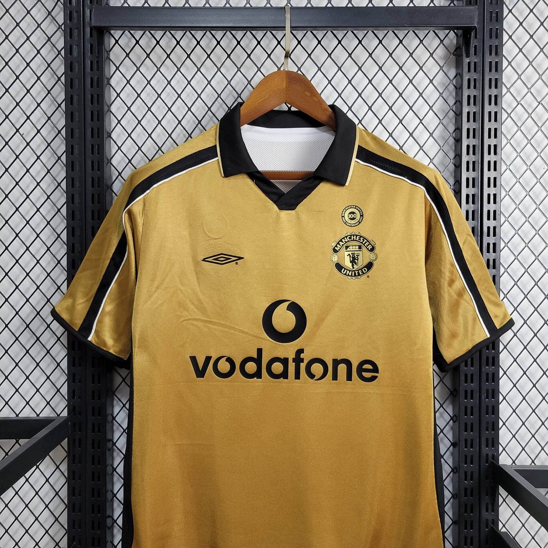2001/2002 Manchester United Retro Centenary Season Reversible Football Shirt
