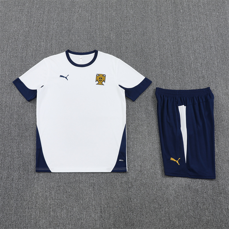 2025/2026 Portugal White Training Suit Football Shirt