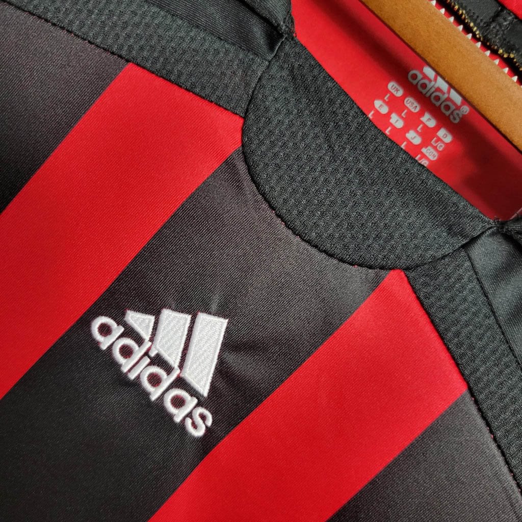 2006/2007 AC Milan Retro Long Sleeve Home Football Shirt