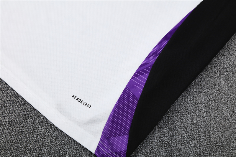 2024/2025 Real Madrid WhiteTraining Wear Suit Shirt