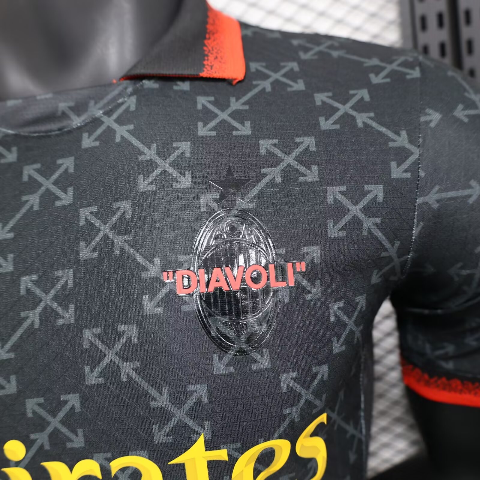 24/25 AC Milan 4th Away Football Shirt( Player Eersion)