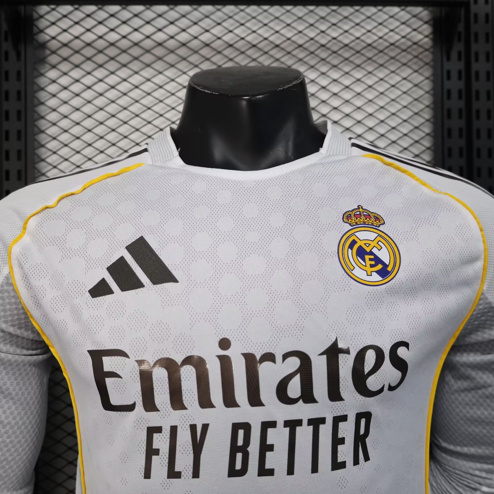 2025/2026 Real Madrid Home Long Sleeves Jersey(Player Version)